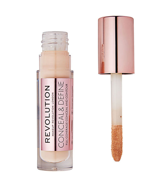Makeup Revolution - Corretor fluido Conceal & Define - C6