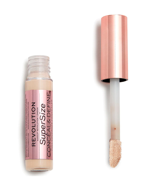 Makeup Revolution - Corretor fluido Conceal & Define SuperSize - C2