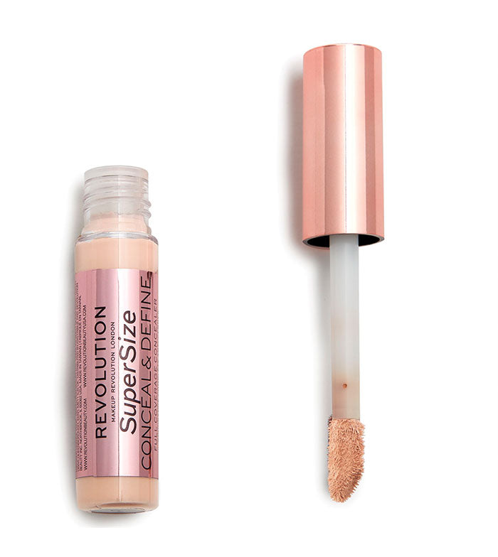 Makeup Revolution - Corretor fluido Conceal & Define SuperSize - C4
