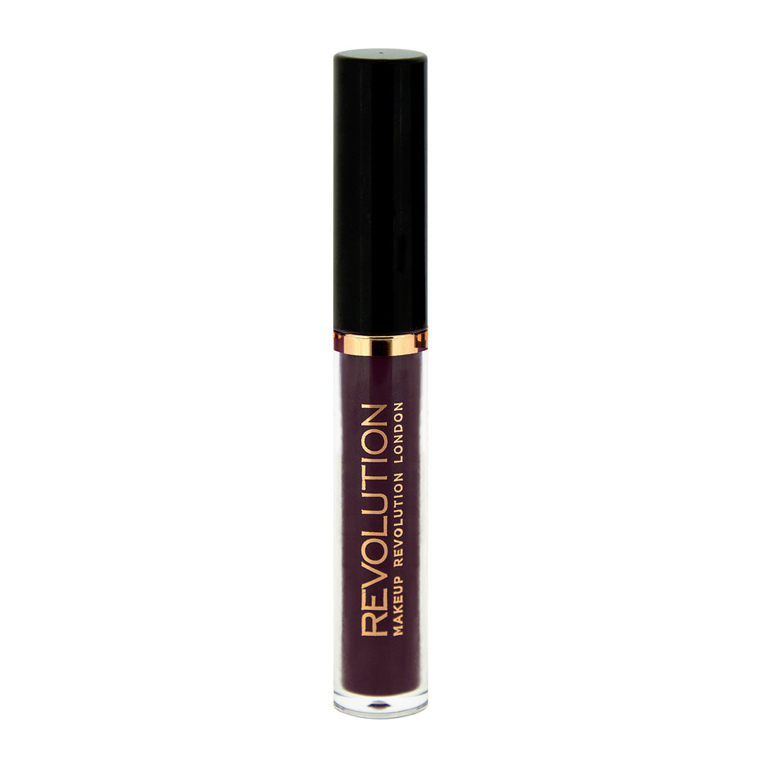 Makeup Revolution - Batom líquido Salvation Velvet - Vamp