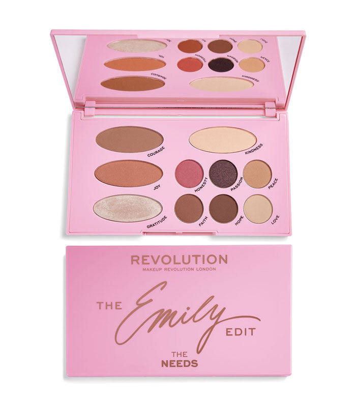 Revolution - Olhos e rosto paleta The Emily Edit - The Needs