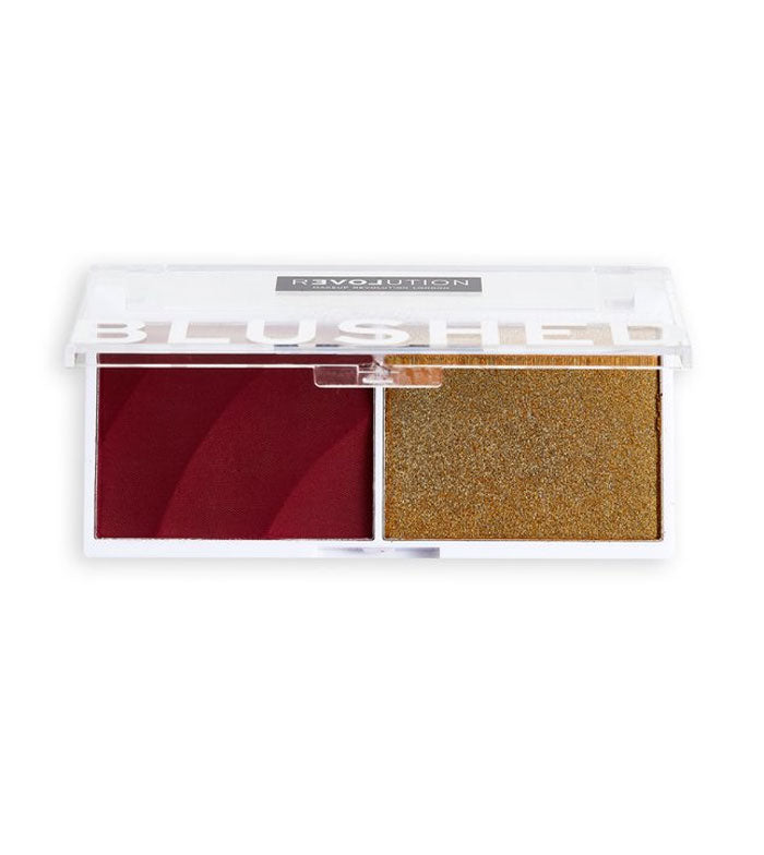 Revolution Relove - Duo de blush e realçador Colour Play Blushed - Wishful
