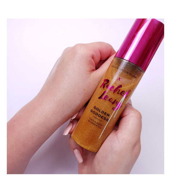 Revolution - Óleo iluminante para rosto e corpo X Rachel Leary - Shimmer Oil