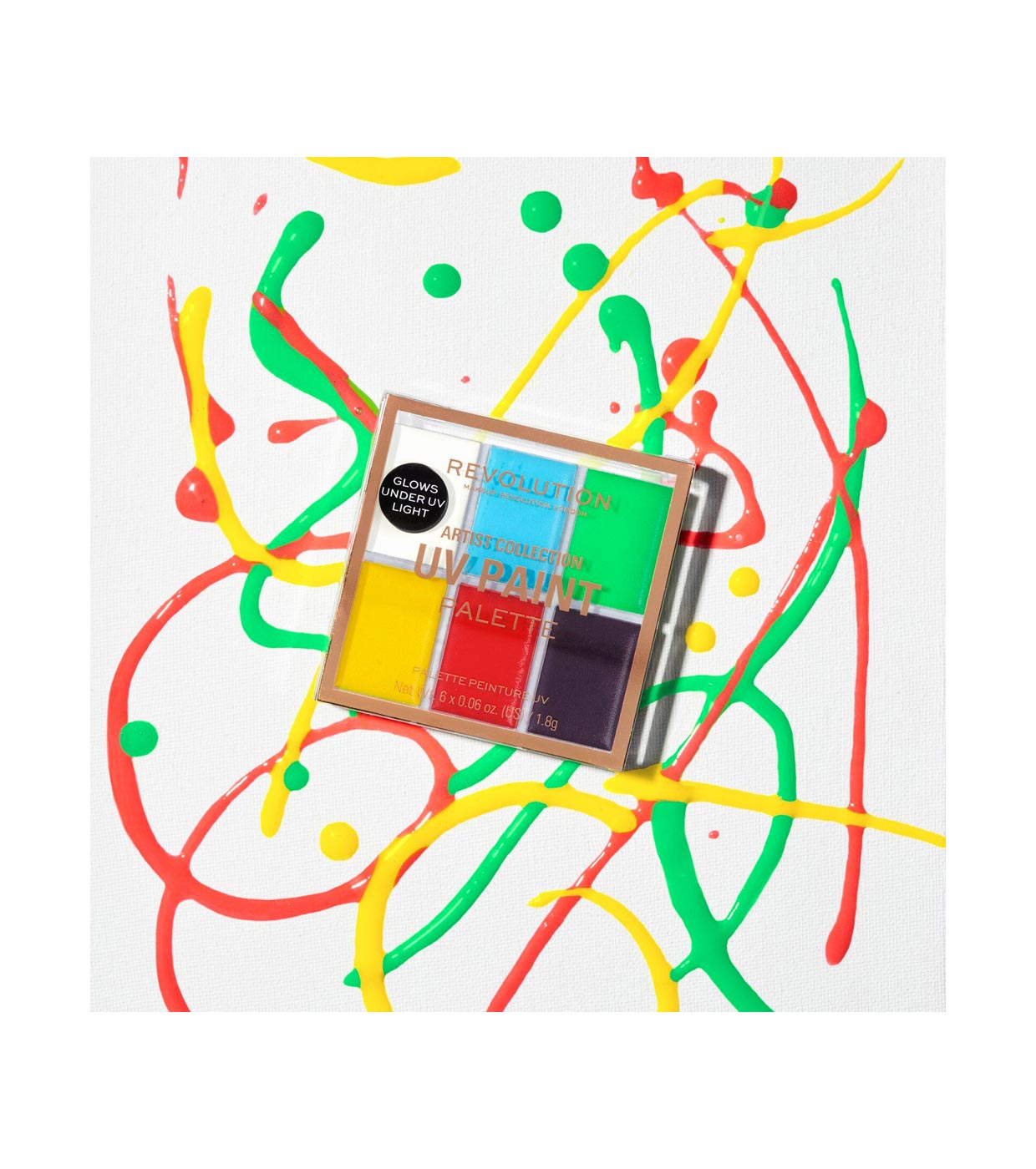 Revolution - *Artist Collection* - Paleta de cores Ultravioleta Aqua UV Paint