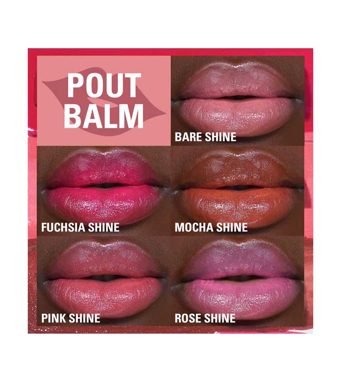 Revolution - Lip Balm Pout Balm - Rose Shine