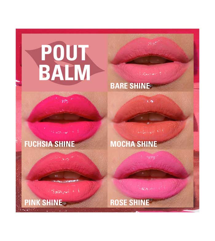 Revolution - Lip Balm Pout Balm - Rose Shine