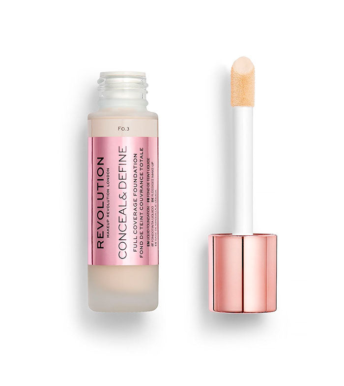 Revolution - Base de Maquilhagem Conceal & Define - F0.3