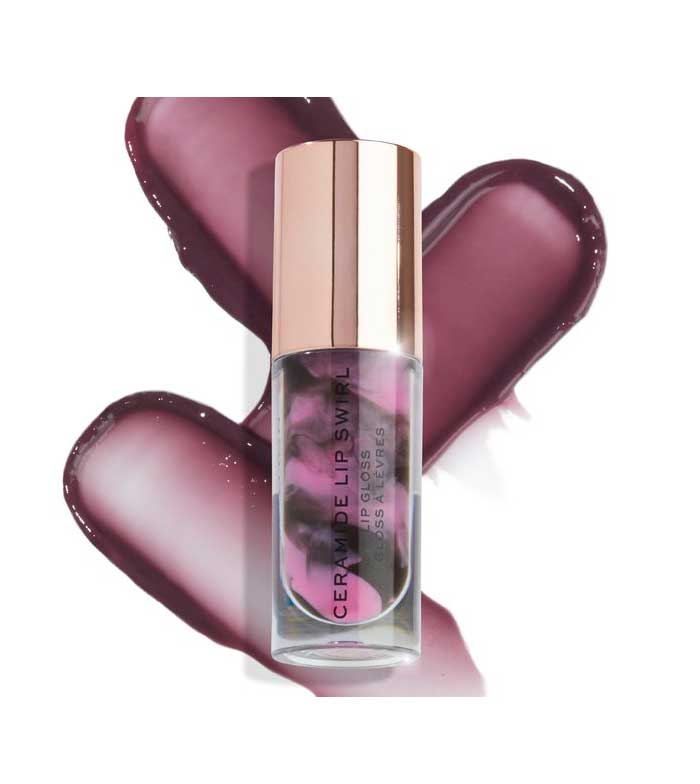 Revolution - Brilho labial Ceramide Lip Swirl - Cherry mauve