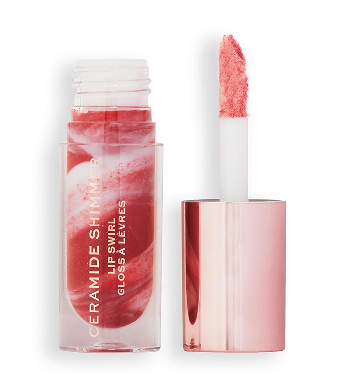 Revolution - Ceramide Shimmer Lip Swirl - Out out red