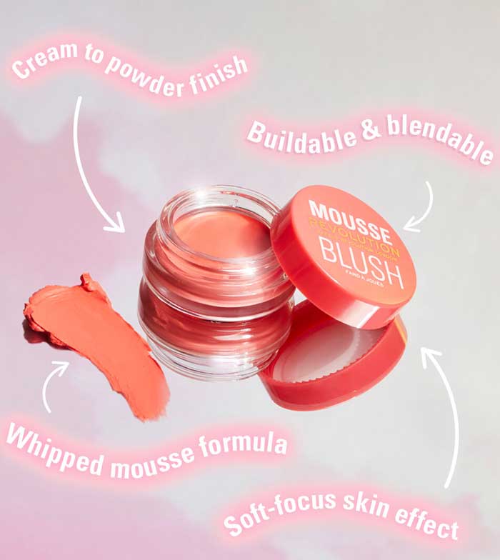 Revolution - Mousse Blush - Juicy Fuchsia Pink