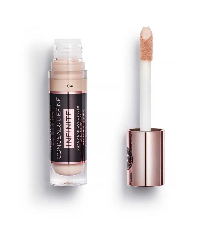 Revolution - Corretor líquido Conceal & Define Infinite XL - C4