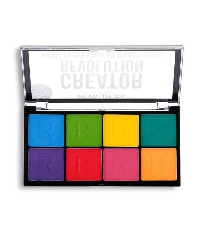 Revolution - *Creator * - Paleta de sombras Hydra Pigment Palette - Bright Lights