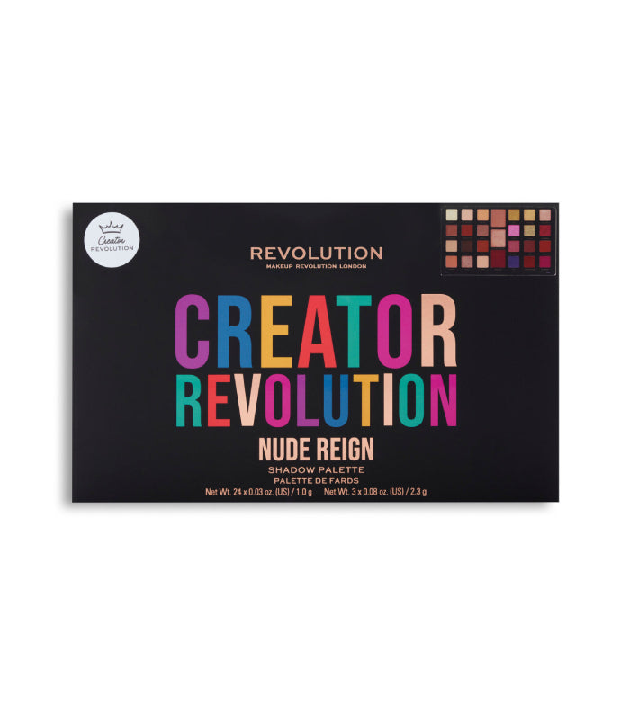 Revolution - *Creator* - Paleta de sombras sem Limitess- Nude Reign