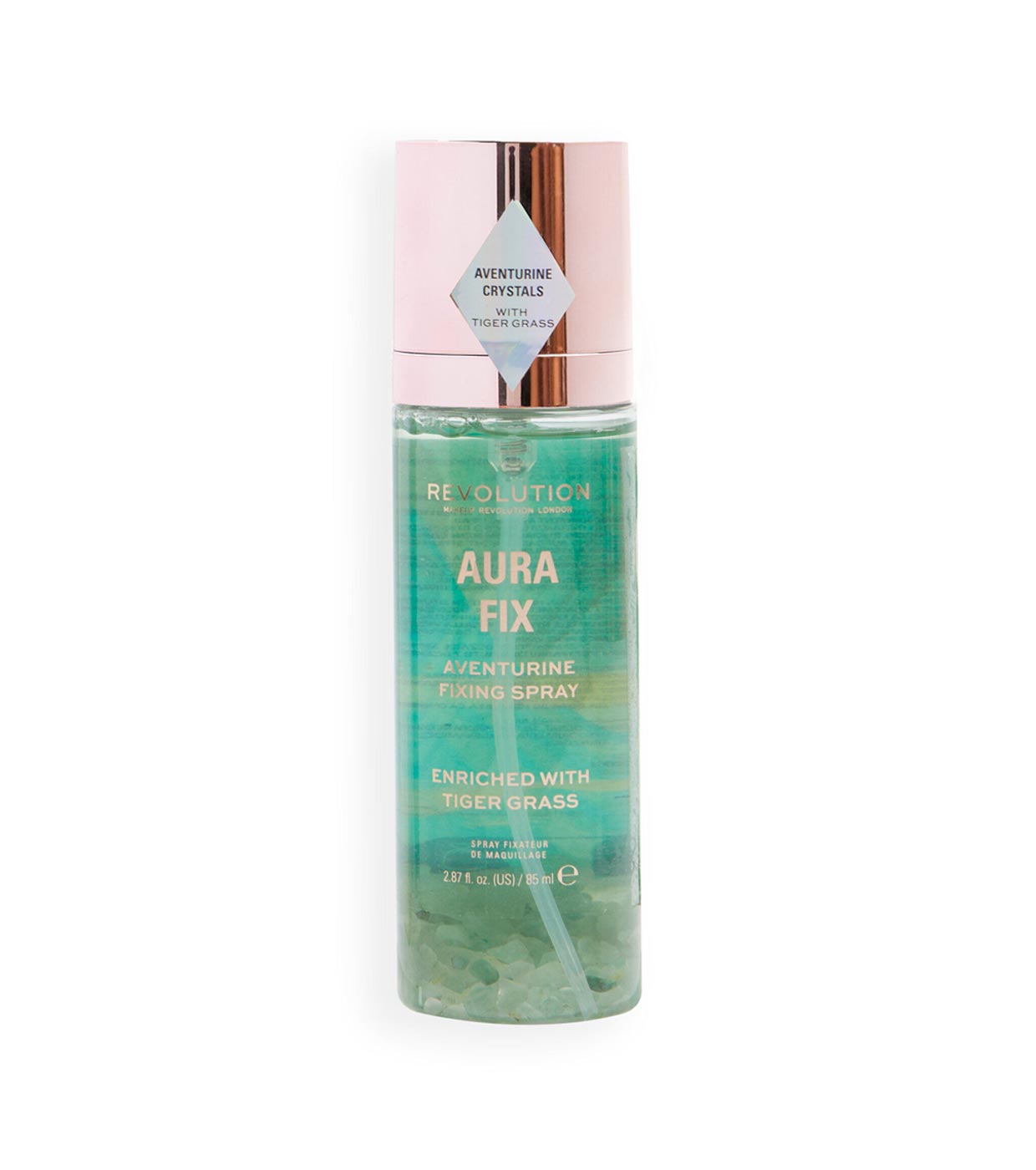 Revolution - *Crystal Aura* - Spray fixador de maquiagem Aura Fix Aventurine