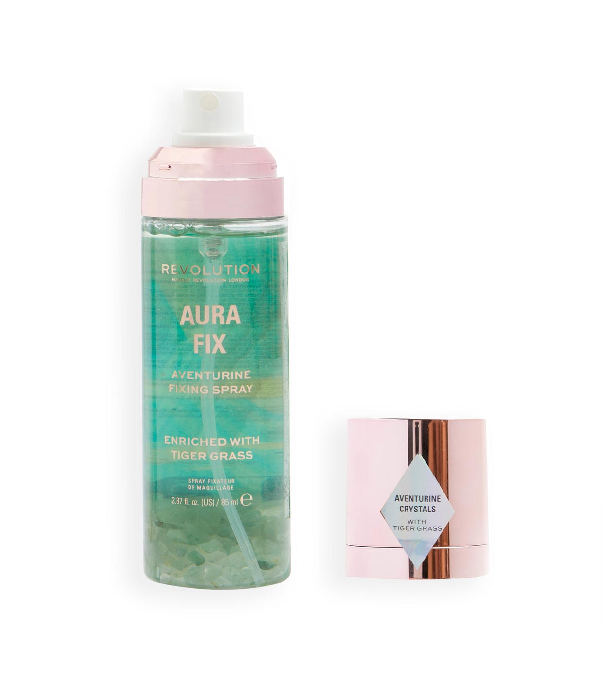 Revolution - *Crystal Aura* - Spray fixador de maquiagem Aura Fix Aventurine