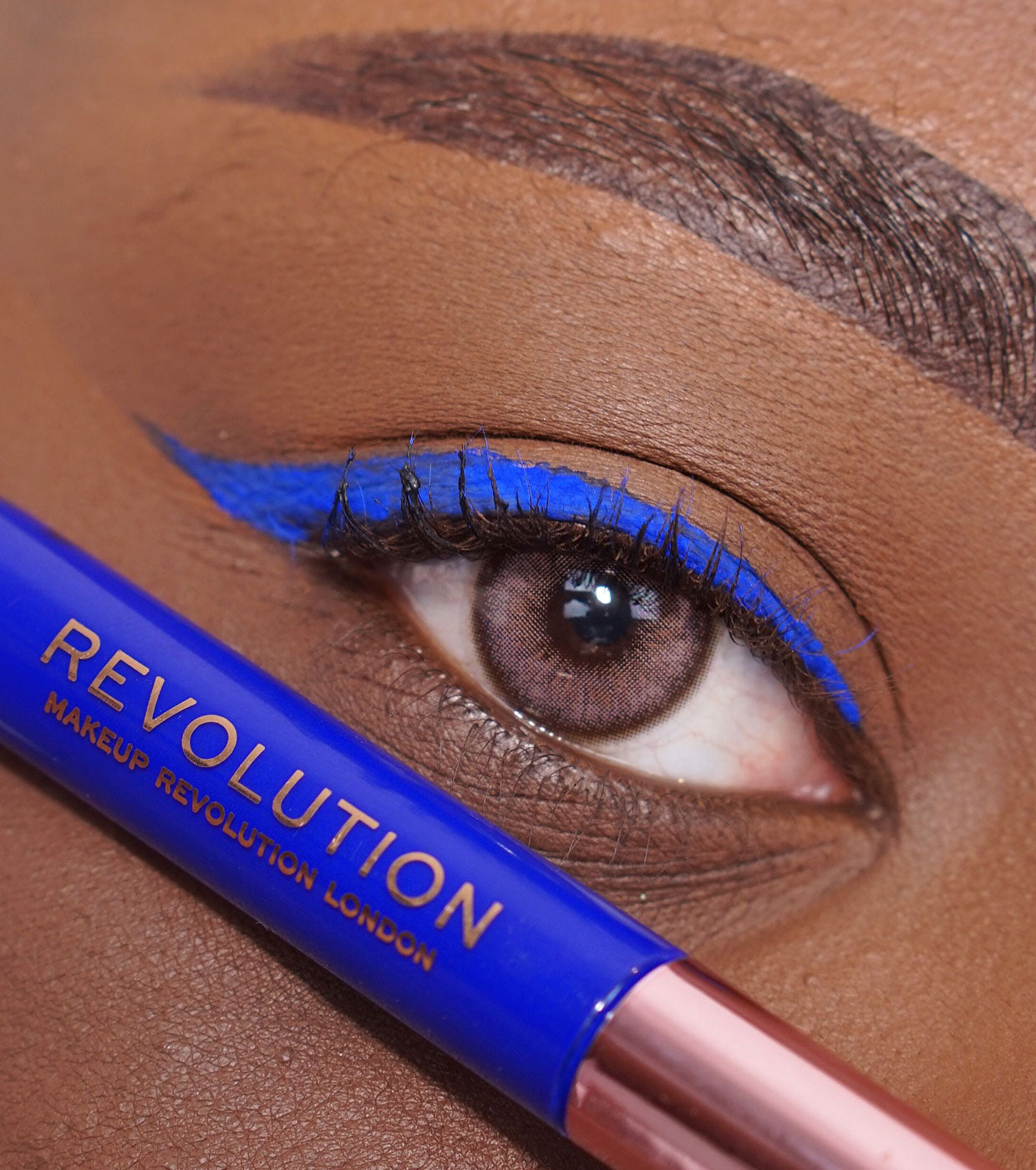 Revolution - Delineador Líquido Super Flick - Blue