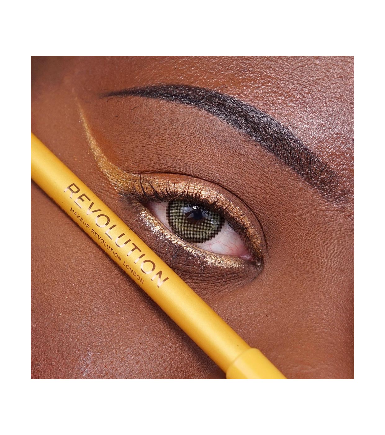 Revolution - Delineador Streamline Waterline Eyeliner Pencil - Gold