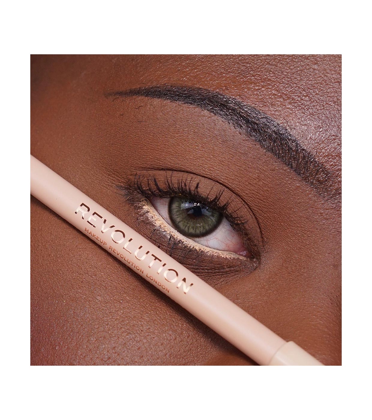 Revolution - Delineador Streamline Waterline Eyeliner Pencil - Ivory