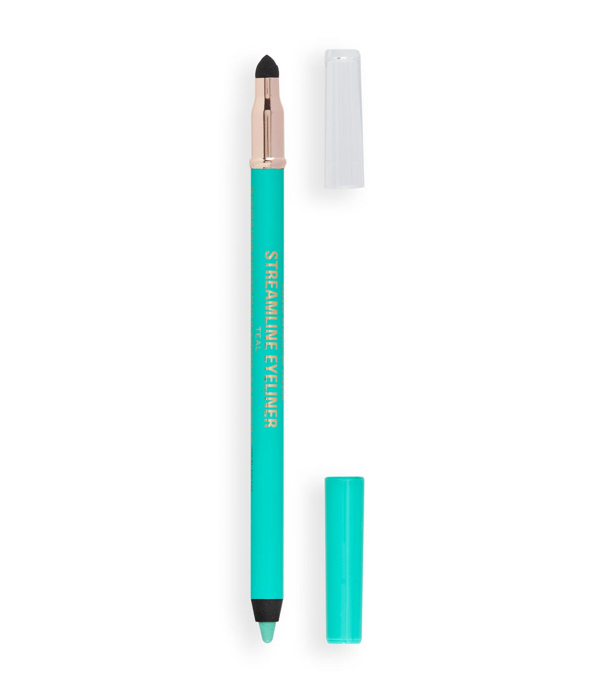 Revolution - Delineador Streamline Waterline Eyeliner Pencil - Teal