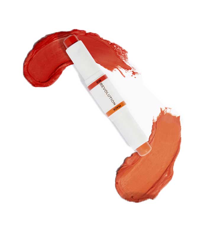 Revolution - Dupla de bastões corretores de cores Correct & Transform - Peach and red