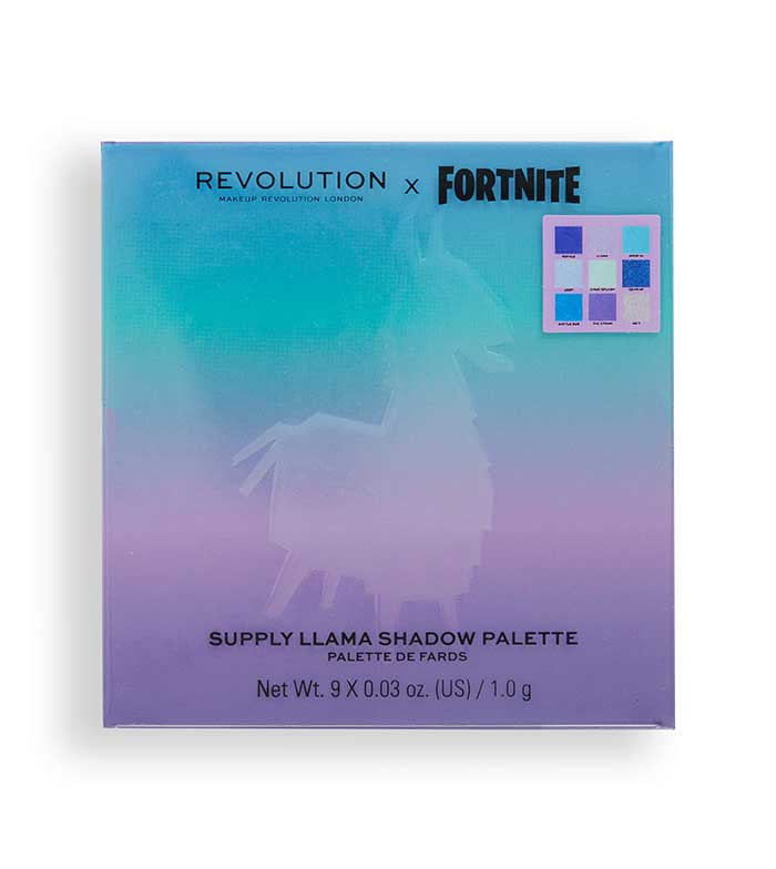 Revolution - *Fortnite X Revolution* - Paleta di ombretti Supply Llama