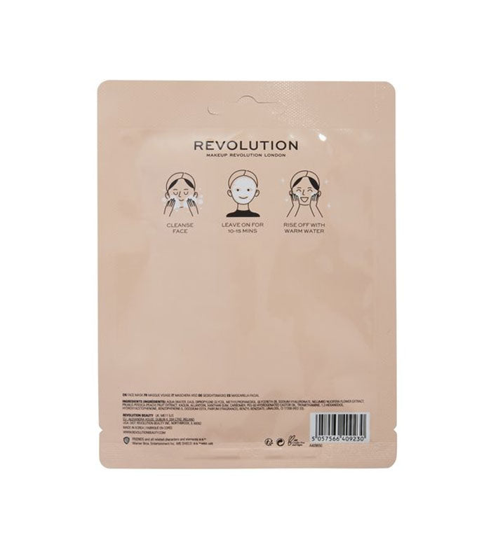 Revolution - *Friends X Revolution* - Máscara facial de tecido de argila rosa - Chandler