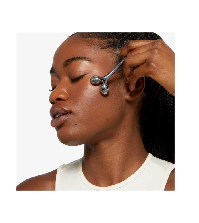 Revolution Gym - Rolo facial metálico para treino facial