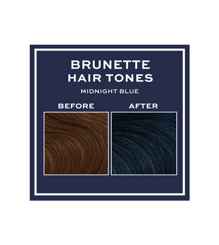 Revolution Haircare - Coloração semipermanente para cabelos castanhos Hair Tones - Midnight Blue