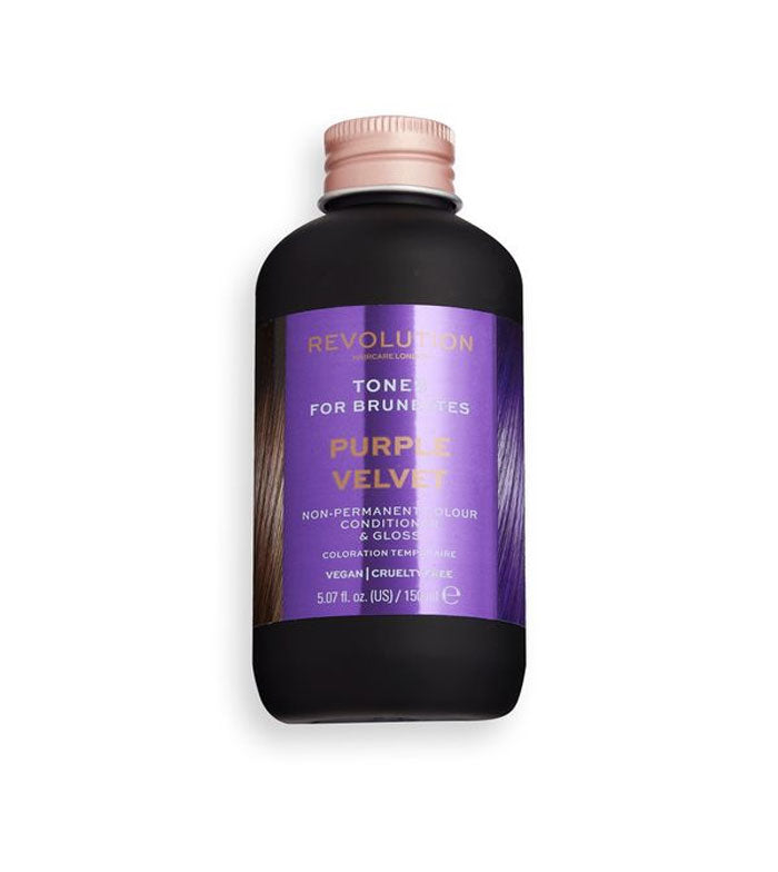 Revolution Haircare - Coloração semipermanente para cabelos castanhos Hair Tones - Purple Velvet