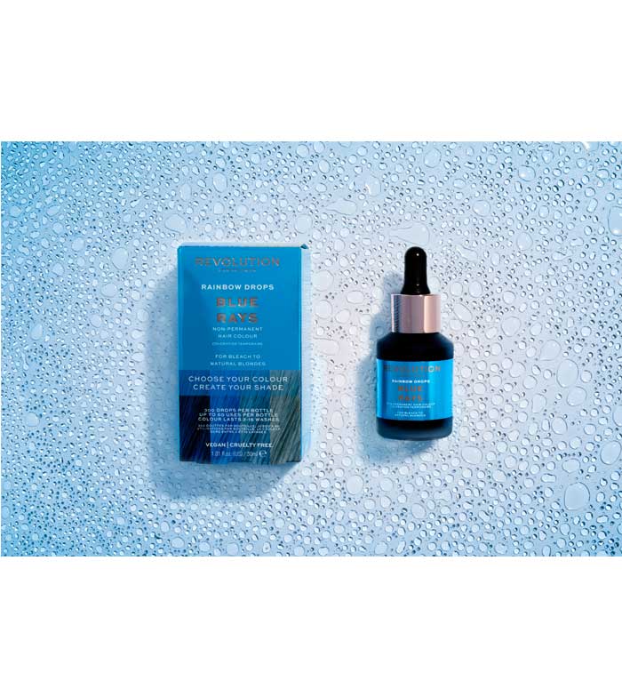 Revolution Haircare - Coloração temporária Rainbow Drops - Blue Rays