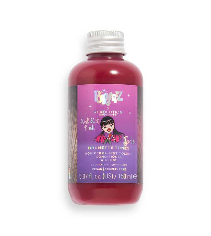 Revolution Haircare - *Revolution X Bratz* - Coloração temporária do cabelo em tons de marrom - Jade Kool Kat Pink