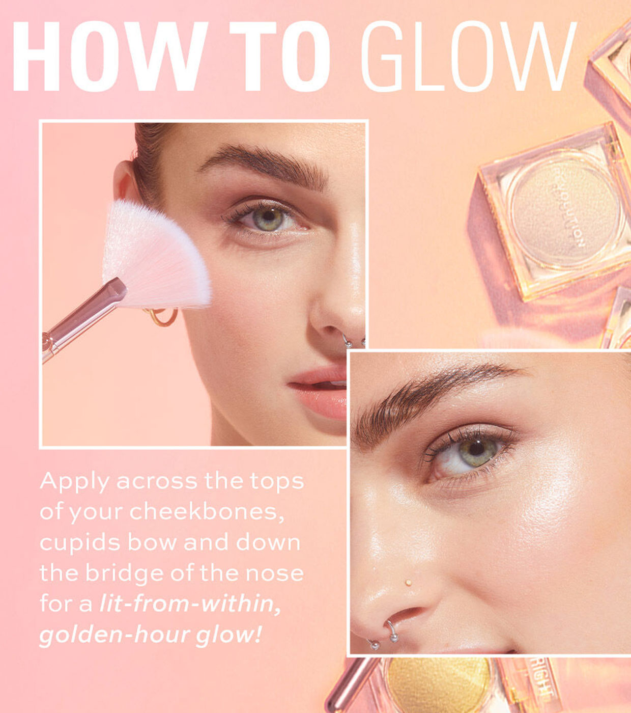 Revolution - Iluminador em pó Beam Bright - Diamond Glow