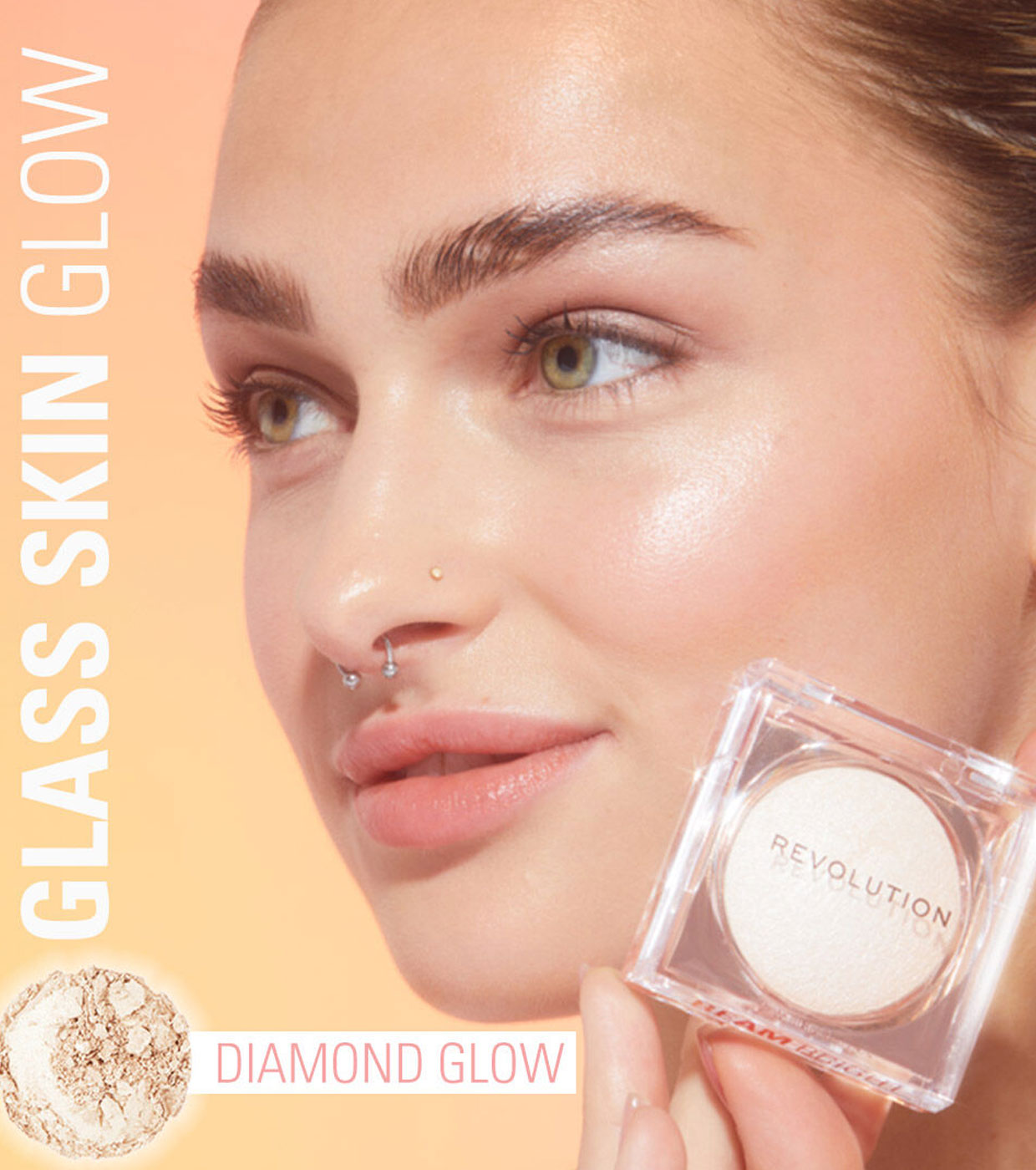 Revolution - Iluminador em pó Beam Bright - Diamond Glow