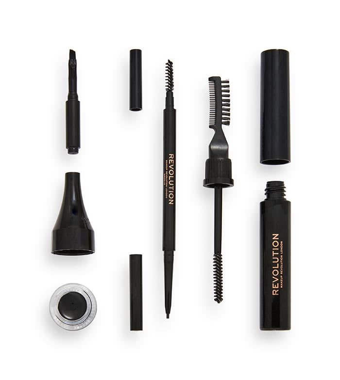 Revolution - Kit de sobrancelha Ultra Brow Builder - Granite