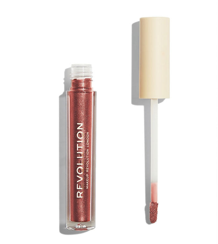 Revolution - Batom líquido Nudes Collection Metallic - Pixelated