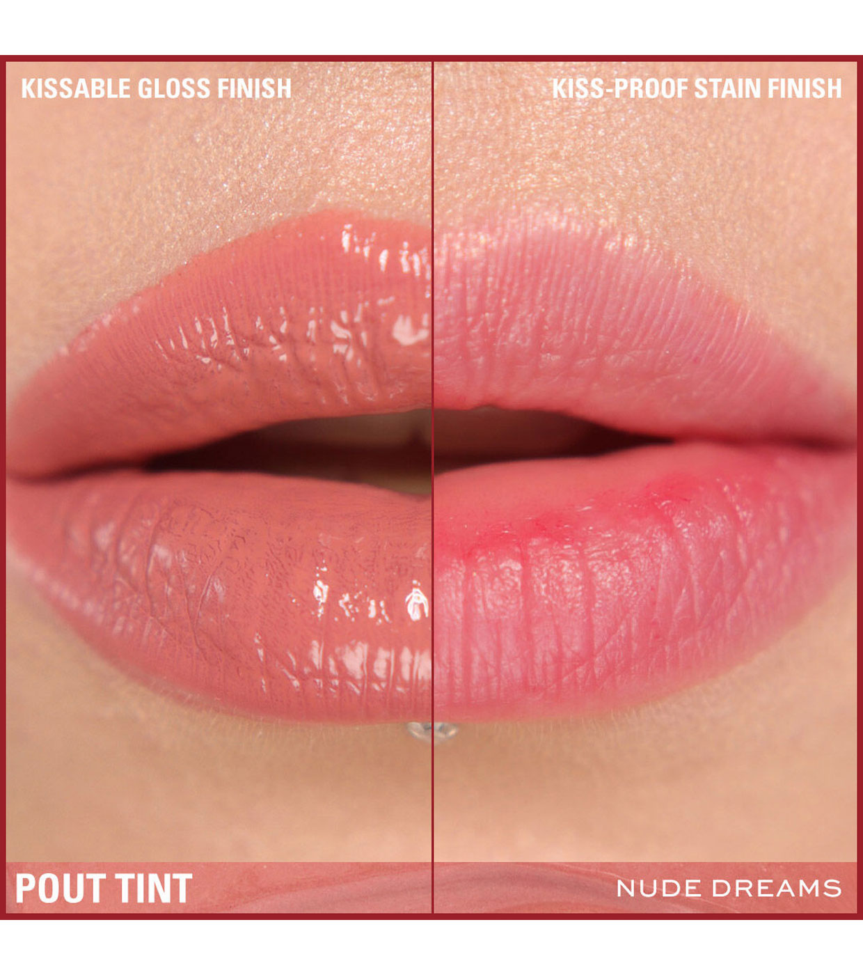 Revolution - Batom Líquido Pout Tint - Nude Dreams