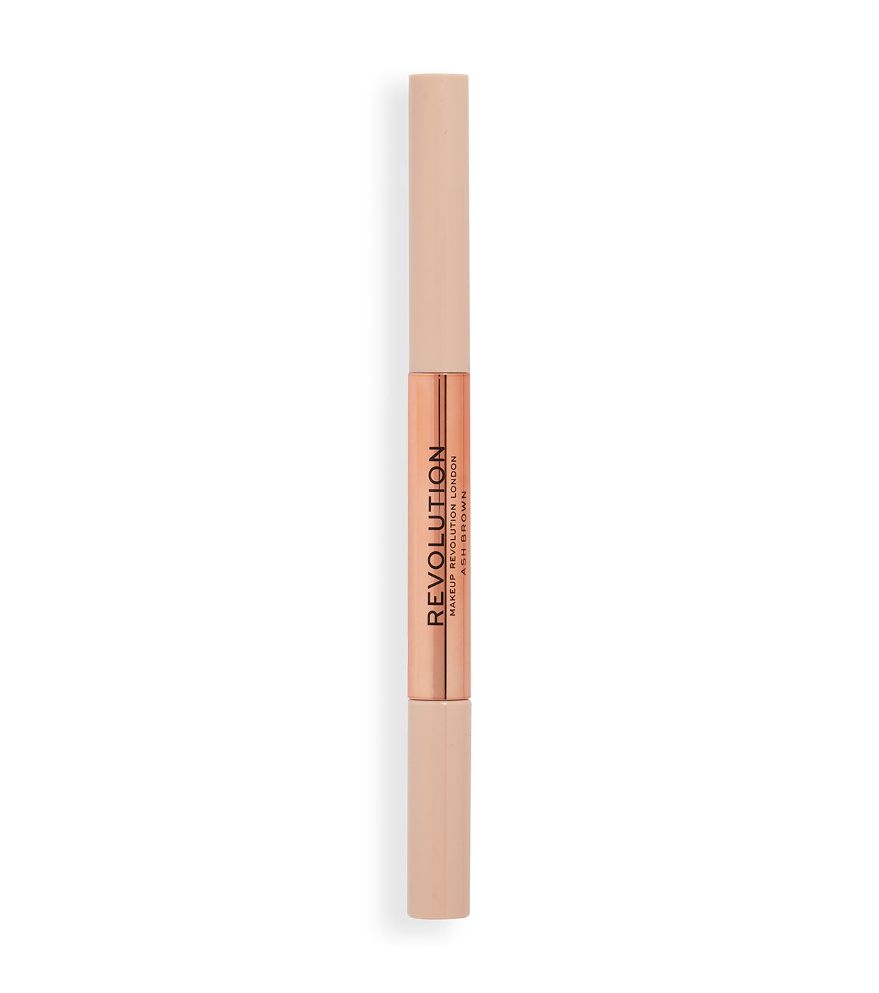 Revolution - Lápis de sobrancelha Fluffy Brow Filter Duo - Ash Brown