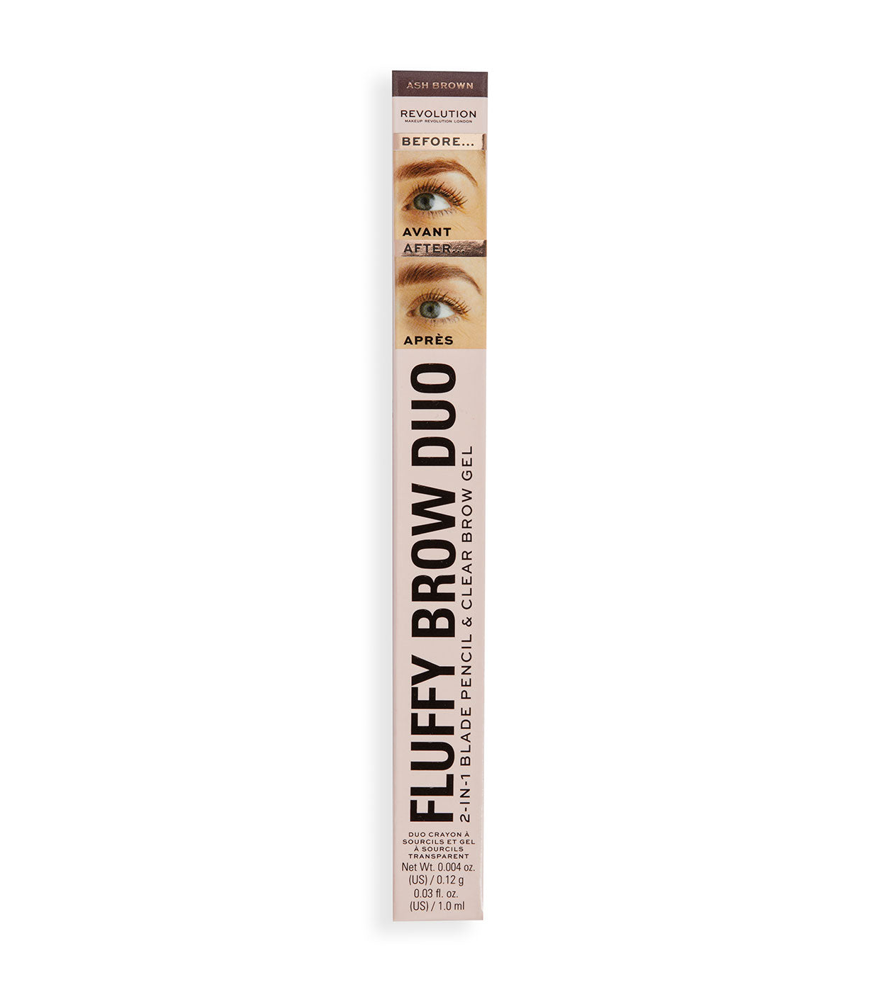 Revolution - Lápis de sobrancelha Fluffy Brow Filter Duo - Dark Brown