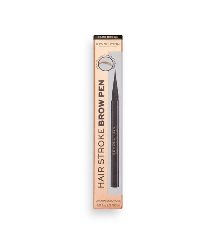 Revolution - Lápis de Sobrancelha Hair Stroke Brow Pen - Dark Brown