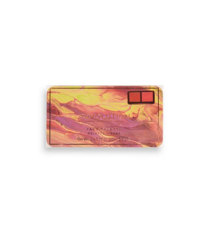 Revolution - *Neon Heat* - Paleta de rostos Neon Heat Dynamic - Peach Heat