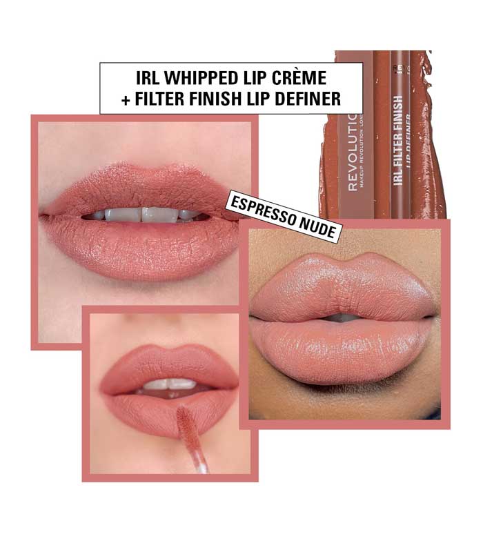 Revolution - Lip Liner IRL Filter Finish Lip Definer - Espresso Nude