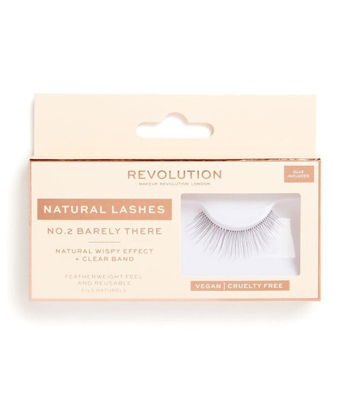 Revolution - Pestanas postiças Natural Lashes - Nº.2 Barely There