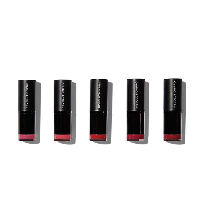 Revolution Pro - Coleção 5 Batom de lábios - Matte Reds