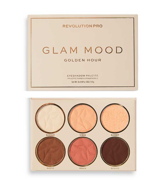 Revolution Pro - *Glam Mood* - Paleta de sombras - Golden Hour