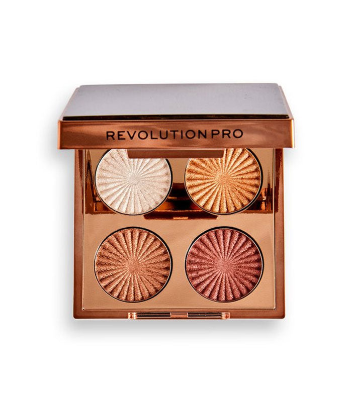 Revolution Pro - *Goddess Glow* - Eye Quad Paleta de sombras - Sunkissed