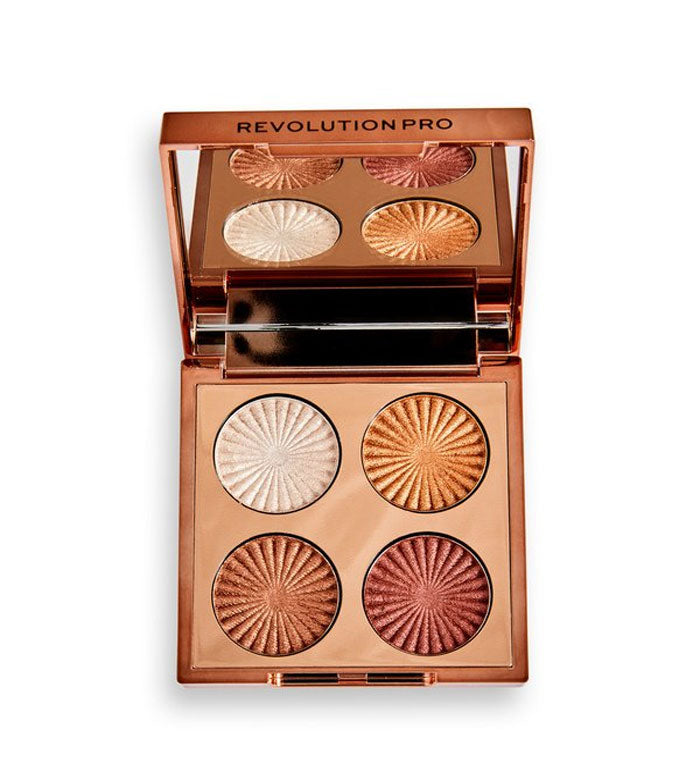 Revolution Pro - *Goddess Glow* - Eye Quad Paleta de sombras - Sunkissed