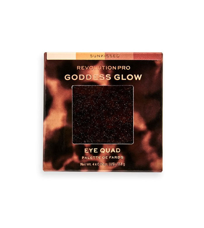 Revolution Pro - *Goddess Glow* - Eye Quad Paleta de sombras - Sunkissed