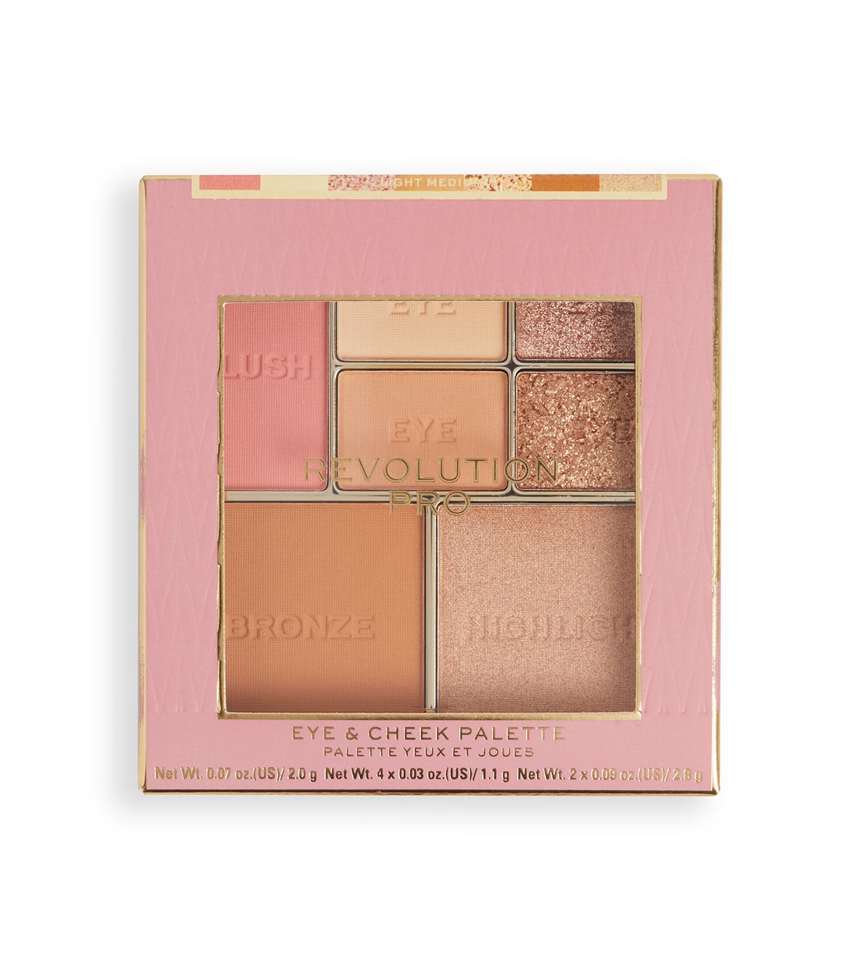 Revolution Pro - *Iconic* - Paleta de olhos e rosto - Light/Medium