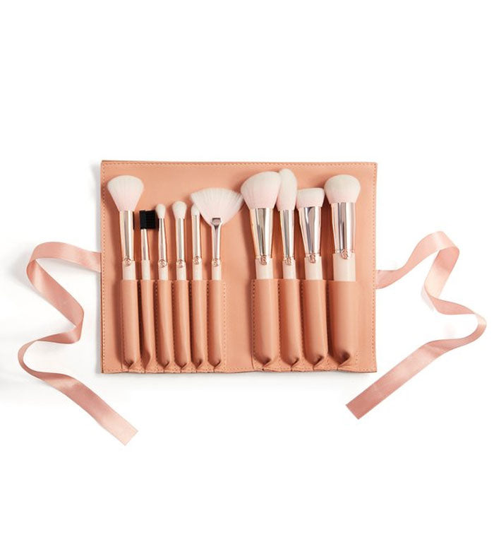 Revolution Pro - *Influencer Overnight* - Brush Set Full Beat Brush Set & Roll