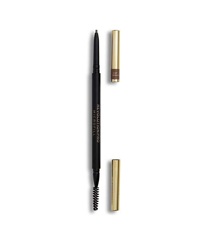 Revolution Pro - Lápis de sobrancelha Microfill - Soft Brown